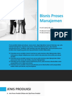 Bisnis Proses Manajemen: Pertemuan 14 Pengertian, Jenis Dan Pengendalian Produksi
