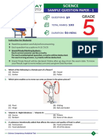 STD 5 Sample Question Paper