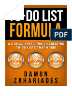 To-Do List Formula by Damon Zahariades