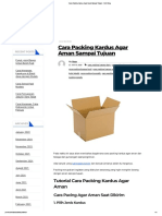 Cara Packing Kardus