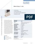 Micro Pump 11 MM: - Self-Priming - Nearly Pulsation Free - For Continuous Pump Applications - Diaphragm Pump