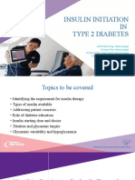 Starting Insulin Therapy for Type 2 Diabetes