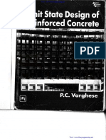 Limit State Design of Reinforced Concrete by Verghese