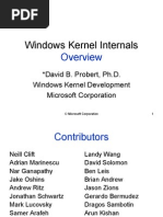 Download Windows Kernel Overview by Jeff Pratt SN5539575 doc pdf