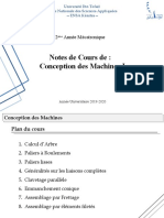 Cours (Conception Des Machine I)