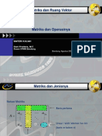 Matriks Ruang Vektor1-Matriks Dan Operasinya-V1.0