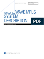 Microwave Mpls System Description: Radio Communications System OCTOBER 01, 2020