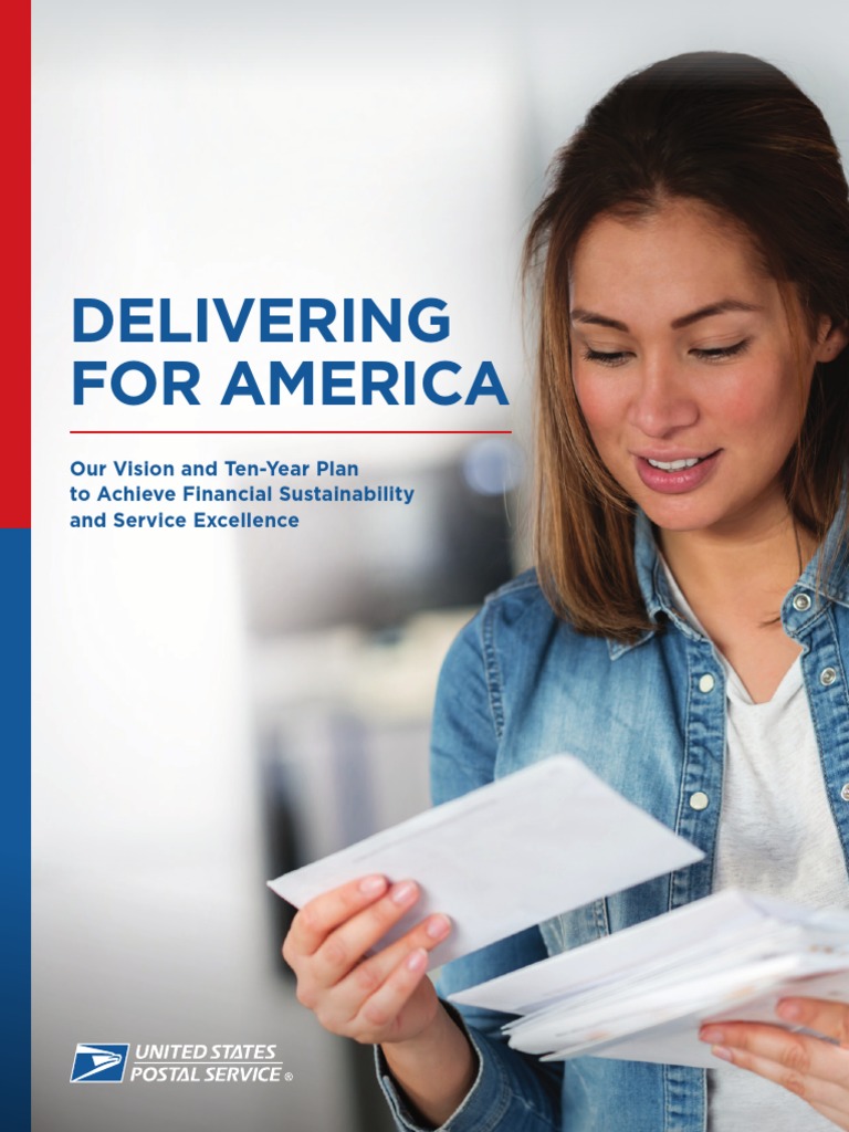 USPS Delivering For America PDF United States Postal Service