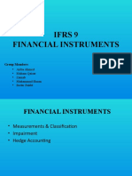 Ifrs 9 Financial Instruments: - Ariba Ahmed - Maham Qaiser - Zainab - Muhammad Hasan - Bedar Bakht