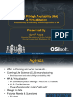Osisoft Pi High Availability (Ha) & Virtualization: Guy F. Acciai