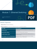 Module 7 Ethernet Switching
