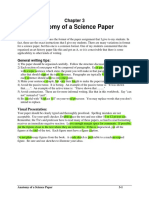 Anatomy of Science Paper