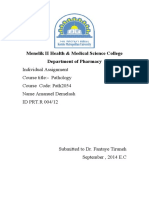 Pathology of Cell