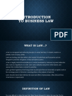 1 Introduction To Business Law