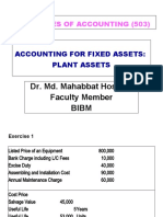 Principles of Accounting (503) : Dr. Md. Mahabbat Hossain Faculty Member Bibm
