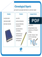 Non-Chronological Reports: Examples Structure Language Features