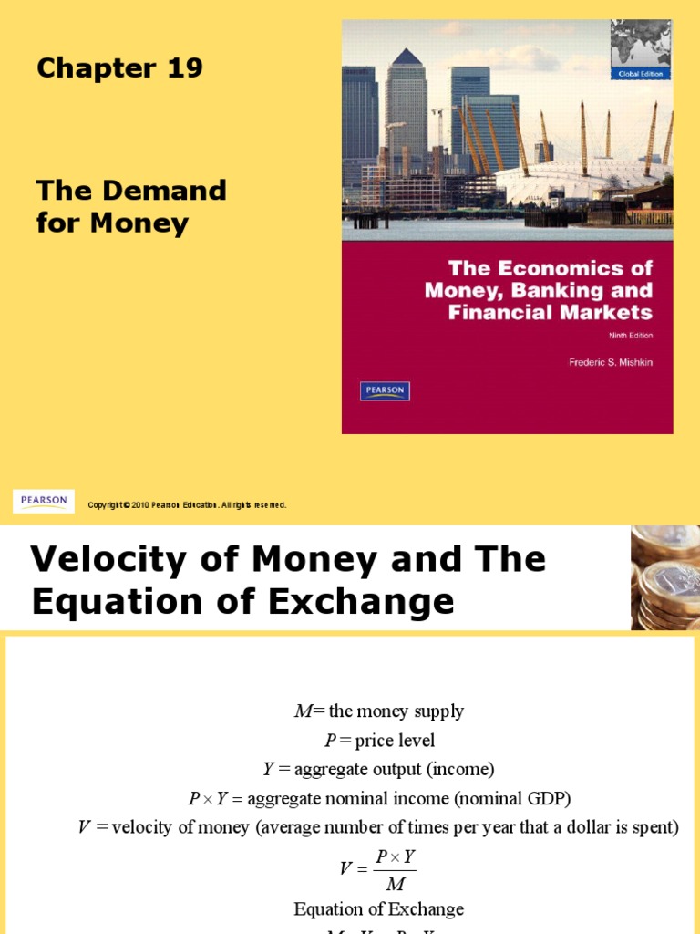 M19 Mishkin599853 09 C19 | PDF | Money Supply | Demand For Money