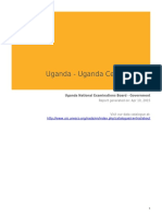 Uganda - Uganda Certificate of Education: Uganda National Examinations Board - Government