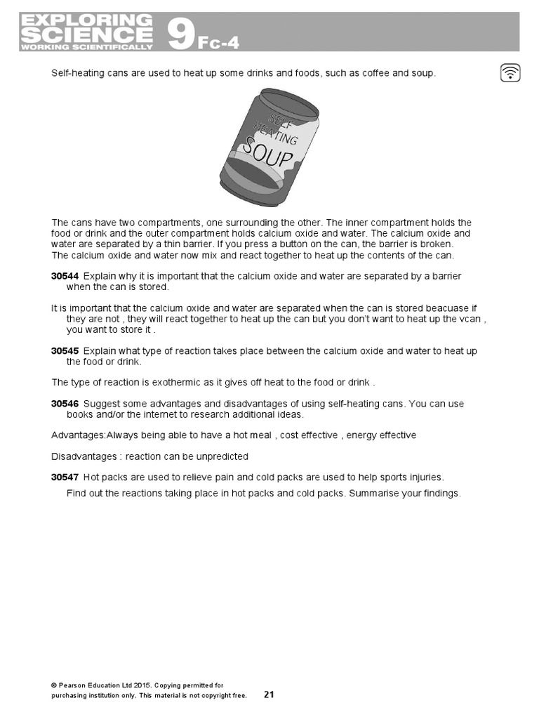 L4. 9Fc4 SelfHeating Cans (RED WORKSHEET) PDF