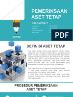 KELOMPOK 7 Pemeriksaan Aset Tetap AUDITING