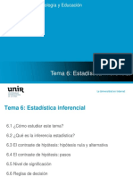 Estadística inferencial en Neuropsicología