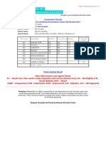 CBSE - Senior School Certificate Examination (Class XII) Results 2021