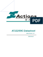 ATJ2259C Datasheet: Latest Version: 1.0 2010-04-13