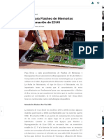 Metodos para Flasheo de Memorias y Reprogramación de ECUS