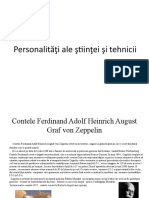 Personalitati Ale Stiintei Si Tehnicii