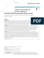 Implications of Male Circumcision For Women in Papua New Guinea - A Transformational Grounded Theory Study