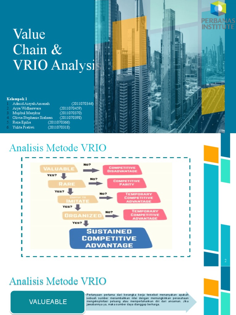 Value Chain & VRIO Analysis - Group 1 | PDF