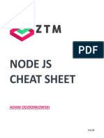 Node Js Cheat Sheet: Adam Odziemkowski