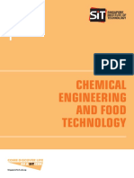 Chemical Engineering and Food Technology