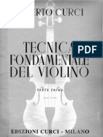 Curci - Tecnica Fondamentale Del Violino - Parte I