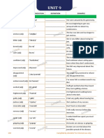 (B1) - Glossary - Grammar and Vocabulary - Unit 9