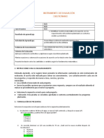 Instrumento de Evaluación