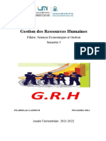 Cours GRH 29 Octobre