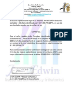 Carta Laboral Andres