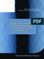 Introducción al análisis e implementación de sistemas de control automático