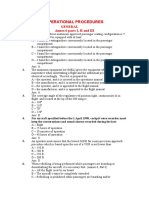 Operational Procedures: General Annex 6 Parts I, II and III