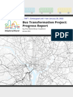 Draft Bus Transformation Project MetroNow Progress Report - January 2022