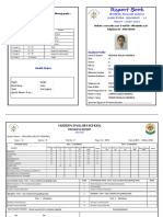 Report Book: Modern English School Kahilipara, Guwahati - 19 Grading System Session: 2020-2021