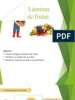 Láminas de frutas para identificar y conocer características
