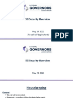 5G Security Overview: The Call Will Begin Shortly