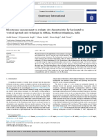 Microtremor Measurement To Evaluate Site Characteristics by H 2020 Quaternar