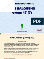 The Halogens Group 17
