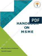 Handbook On Msme