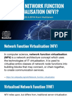 Virtualisation NFV