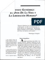 Ibáñez - Gustavo Gutiérrez. El Dios de La Vida y La Liberación Humana