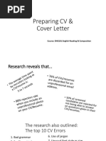 Lecture-4- How to Write CV